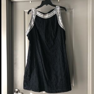 Black shift dress